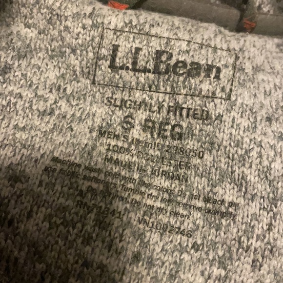 L.L. Bean slightly fitted pullover sweater men’s small - Picture 8 of 9